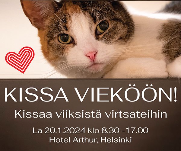 Kissa vieköön! Kissaa viiksistä virtsateihin 20.1.2024